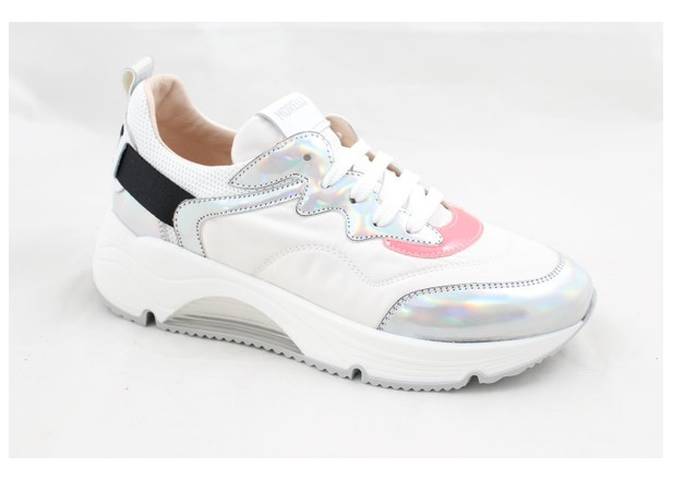 Andrea Morelli 50789 SILVER WHITE FUXIA Schoenen Reyskens
